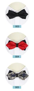 Men's business formal bow tie wedding patterned bowtie gentleman stylish neckwear accessory