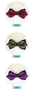 Men formal patterned bowtie business wedding necktie stylish fabric classic knot accessory