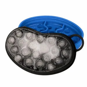 Pettine da massaggio per cuoio capelluto in silicone per cura dei capelli e relax fresco.