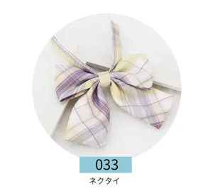 JK uniform plaid bow tie Japanese style cute necktie ribbon accessory for women daily wear