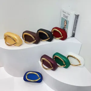 Stylish acrylic handle crossbody bag multi-color mini evening handbag for daily wear
