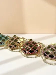 Mini rhinestone evening bag crystal crossbody clutch women luxury diamond shoulder purse