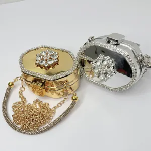 Kristall Abendtasche Acryl Mini Umhängetasche Damen Luxus Party Schultertasche Strass Handtasche.