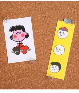 Transparante bloem duimspijkers schattige klare pinnen voor fotoband kantoorartikelen