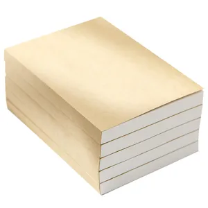 Set di quaderni in carta kraft spessa blocco note marrone minimalista cancelleria