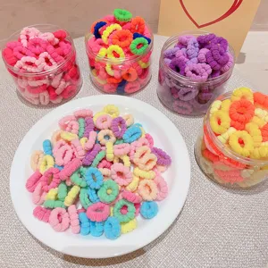 Simpatici mini elastici per capelli colorati accessori set per bambini e bambine