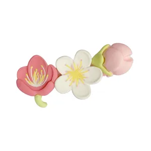 Süße Kirschblüte Haarklammer, frischer Stil Seitenhaarspange für Sommer süßes Mädchen Design.