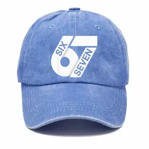 Cappellino da baseball vintage lavato con stampa grafica, cappello da sole casual per uomo e donna top