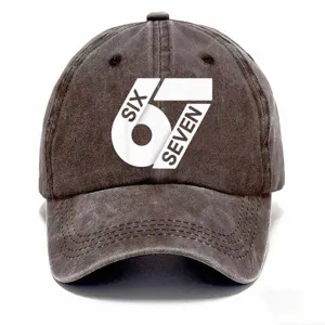 Cappellino da baseball vintage slavato con logo stampato, elegante cappello parasole per outdoor.