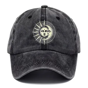 Cappello da Baseball in Cotone Lavato Vintage Protezione Solare Sport All'aperto Unisex Regolabile Casual