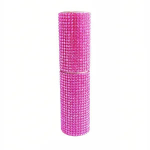 Atomizzatore di profumo ricaricabile con strass 8ml flacone spray da viaggio portatile.