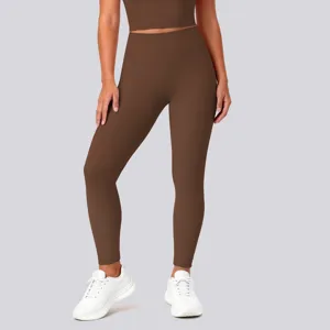 High waist seamless yoga leggings for women gym fitness running workout stretch trousers