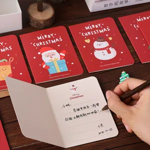 6 Stk. Weihnachtsgrußkarten Set feiertag Segen Karten für Geschenke und Dekoration