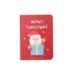Weihnachtsgrußkarten-Set mit süßem Weihnachtsmann-Motiv, perfekt für festliche Geschenke.
