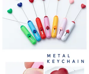 Couteau d artisanat cœur coloré miniature outil de bricolage pour découpe papier et colis