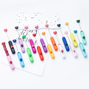 Couteau Utilitaire Portable Cœur Perlé Mignon Mini Cutter Ouvre-Lettre Outil de Coupe de Papier pour Bureau École Maison