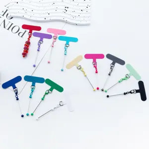 Universal colorful phone tether tab for mobile phone case patch strap gasket set