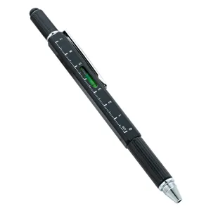 Multi-functional 6-in-1 tool pen with spirit level ruler stylus and screwdriver main view