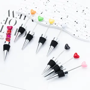 Tappo per vino a cuore in silicone bottiglia creativa sigillo matrimonio bar utensile