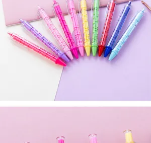 Colorful maze ballpoint pen, fun stress relief toy pen for students and creative stationery.