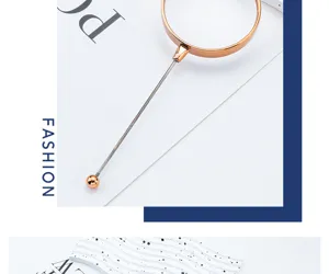 Handheld metal frame magnifying glass for reading, DIY beadwork and detailed daily inspection.