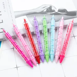 Novelty Maze Ballpoint Pen Creative Puzzle Decompression Student Stationery Colorful Transparent Plastic Ball Pen Office Supplies