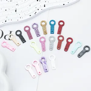 Ciondolo per Cannuccia in Acrilico Accessori per Cannuccia con Perline Fai-da-te per Bicchiere Tumbler Carina Decorazione con Motivo Marmo Glitter Multicolore