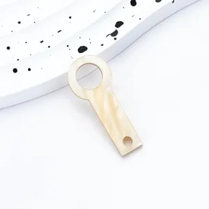 Ciondolo per cannuccia in acrilico accessorio fai da te compatibile con tumbler 8mm-10mm.