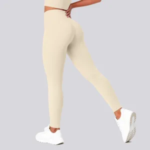 High waist butt lifting seamless yoga pants for women gym fitness running workout apparel