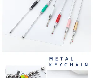 Metall DIY Perlen Nahttrenner und Fadenabschneider Set mit bunten Griffen fur Naeharbeiten.