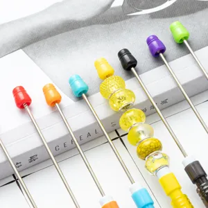DIY Perlen Druckbleistift mit 0.5mm Mine, bunte kreative Schüler Schreibwaren Geschenk Hauptbild.