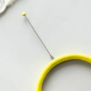 Gelber DIY Antennen Haarreif süßer Kostüm Haarschmuck für Festival Party Feiertage verkleiden