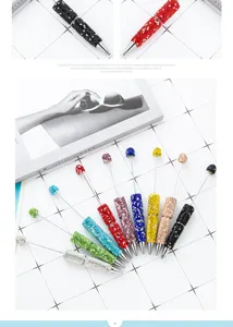 DIY strass kralen balpen fonkelende kristallen diamant creatieve handgemaakte pen.
