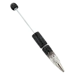 DIY στυλό με χάντρες, λαμπερά στρασς και κομψό σχεδιασμό ντεγκραντέ κορμού.