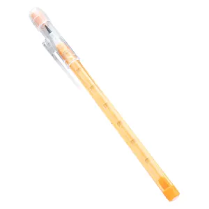 Creative transparent bullet pencil with replaceable refills, ideal for kids writing and drawing.