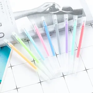 Bolígrafo de Gel Creativo para Estudiante Resaltador Pastel Lápiz de Dibujo Colorido Álbum DIY Bolígrafo con Brillo