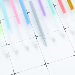 Set de bolígrafos de gel de colores, rotuladores pastel con purpurina para diario y álbum.