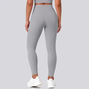 High waist yoga pants for women, seamless athletic leggings with tummy control and butt lift.