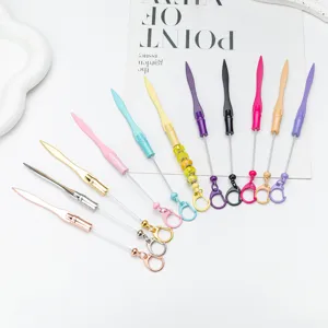 Metal Letter Opener Multi-functional Paper Cutter DIY Beaded Keychain Portable Letter Cutting Tool For Office School Home