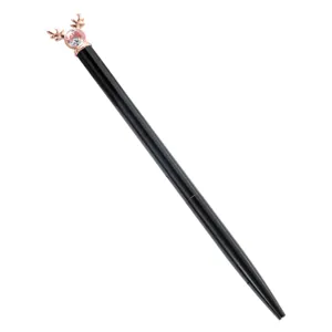 Creatieve cartoon rendier hoofd gelpen met kristal decoratie voor kantoor stationery en cadeaus.