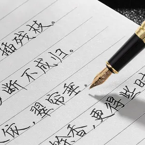 Elegante metalen vulpen met fijne punt voor soepel schrijven en dagelijks gebruik.