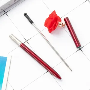 Cute floral pendant ballpoint pen metal stationery writing school office supply main image