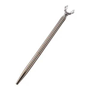 Creative elk shaped metal ballpoint pen elegant cute gift stationery for office school