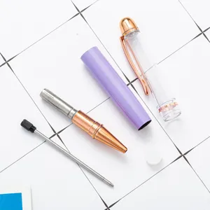 DIY handmade metal ballpoint pen creative advertising stationery custom office writing supply