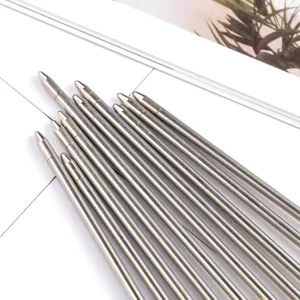 Replacement metal pen refills for crystal diamond rotating ballpoint pens, smooth writing.