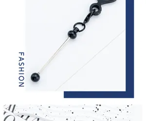 Pendentif paille en silicone DIY perle décoration de paille pour tasses 8-10mm