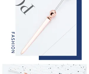 Apribuste portatile in metallo oro rosa strumento per perle fai da te tagliacarte