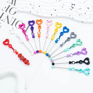 Charmants pendentifs de paille en silicone DIY colorés avec perles smiley pour tasses