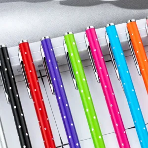 Pennino Capacitivo in Metallo Universale Cielo Stellato Strass Penna Touch Screen Per Telefono Tablet Disegno Gioco Modifica