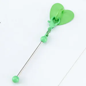 Crochet Adhésif Cœur Perlé DIY pour Tasse Bureau Pendentif Métal Sans Perçage